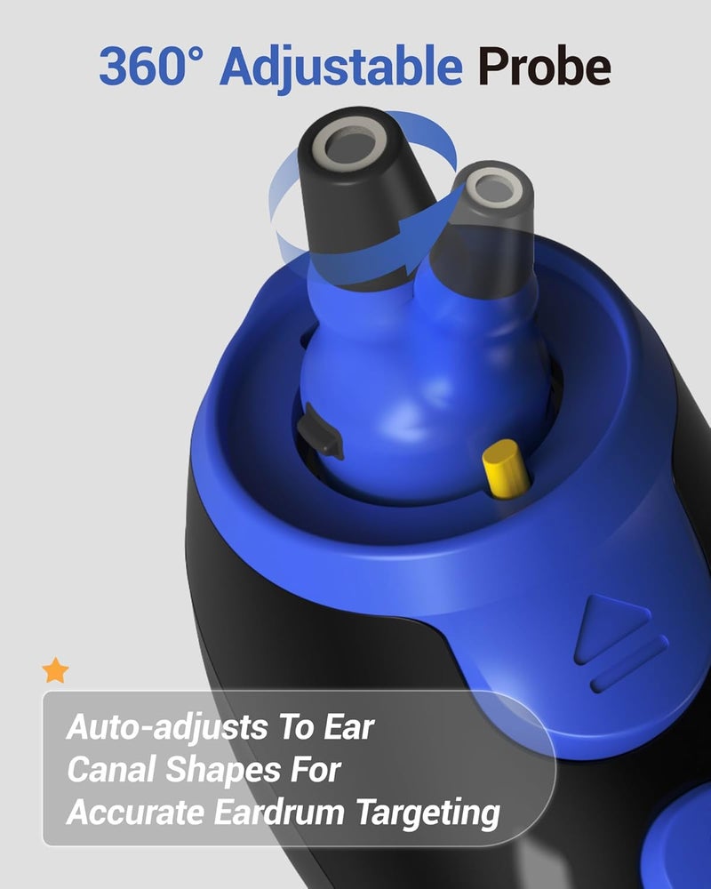 Femometer Ear Thermometer with Heated Probe, High Accuracy Thermometer for Kids, Adults and Babies with 32 Memory Recall, Mute and Night Light, Includes 21 Disposable Probe Covers, Storage Box - Image 3